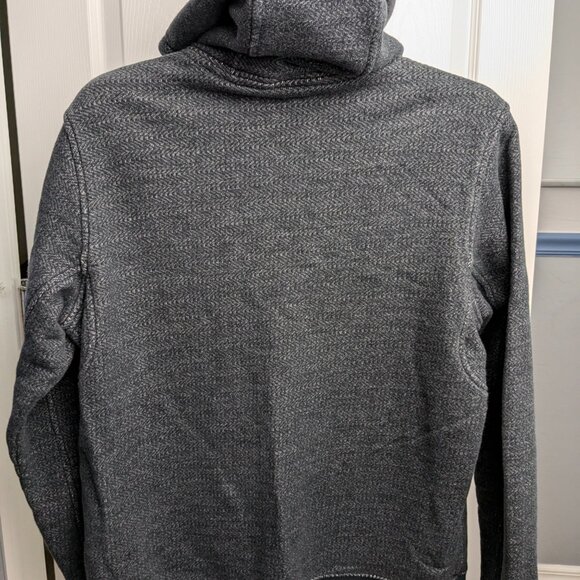 Nike Men's Hoodie Pullover Knit Sweater, Gray, Large, 100% Cotton, 1/4 Button - Picture 11 of 14